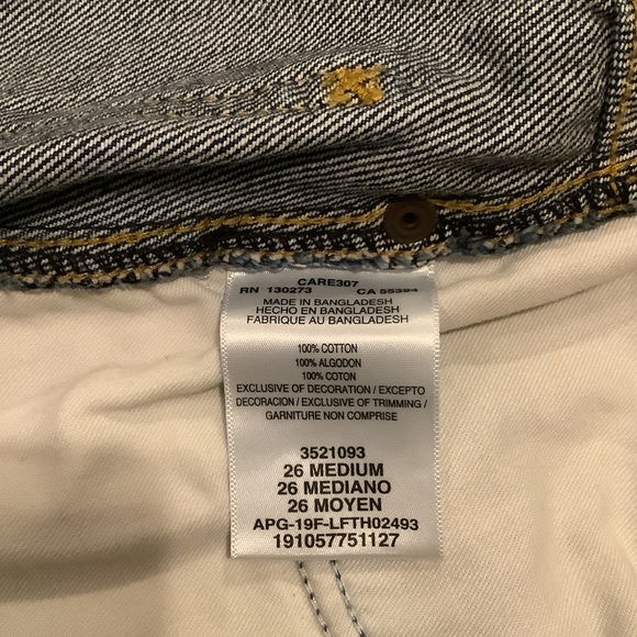 Lee vintage modern high rise midi skirt size 26 - Picture 8 of 10